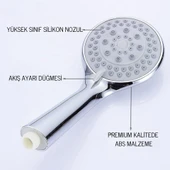 DESIPHON Yüksek Basınçlı Ultra Fonksiyonlu Ultra Lüx Duş başlığı - 2