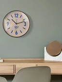 Minimalist Duvar Saati - 10 inç - Siyah Dar Çerçeve Siyah İbre DPL155 - 4