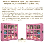 Beta Tea Hediyelik Çay Çeşitleri 60'lı Karışık Kutu, Serenity Series (12x5 Adet) (Siyah Çay, Beyaz Çay ve Bitki Çayları) - 2