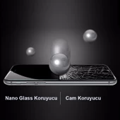 Gpack Xiaomi Poco F3 Nano Glass Ekran Koruyucu Şeffaf - 3