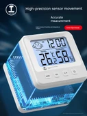 Dijital Termometre Higrometre - Mini Beş Adet - 4
