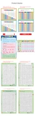 Eğitici Sayı Duvar Tablosu 0-100 - Toplama, Çıkarma, Ayrıştırma 0-100+10 + Pinyin (3 Adet) - 11