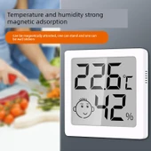 Mini Dijital Termometre Higrometre - Yeşil Mıknatıslı (Pilli) - 2