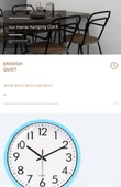 Takvimli Minimalist Sessiz Quartz Duvar Saati - 30 cm - İnci Beyazı - 9