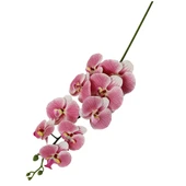 3D Yapay Phalaenopsis Orkide Çiçeği - 9 Kafa - Pembe - 6