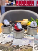 Mini Masa Saati - Sessiz Quartz - Gri - 6