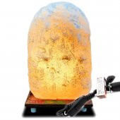 Tuz Lambası 3-4 Kg Beyaz Tuzdan Işık Geçirgenliği Yüksek 1. Kalite thumbnail 1