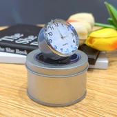 Mini Masa Saati - Sessiz Quartz - Gri - 1