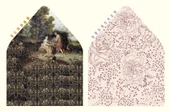 140x190 Avrupa Retro Çok Renkli Yağlı Boya Zarf - Turuncu Zegna Astarlı 2 - 7