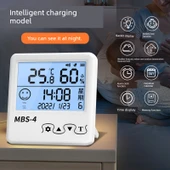 Dijital İç Ortam Termometre Higrometre - MBS-4 Daimi Takvim/Uzun Ömürlü thumbnail 1