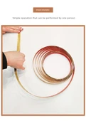 Su Geçirmez PVC Dekoratif Bant - Siyah 5m x 0.8cm - 9