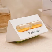 Ahşap Çocuk Diş Fırçalama Kum Saati - Beyaz (3+5+7 Dakika) thumbnail 1