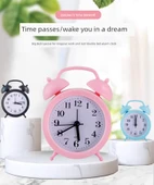 Çocuk Akıllı Çalar Saat - Büyük Boy - Gece Lambalı Pembe (Pilsiz) thumbnail 8