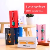 Ahşap Çocuk Diş Fırçalama Kum Saati - Beyaz (3+5+7 Dakika) thumbnail 8