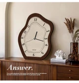 Retro Masa Saati - Antik Çin Tarzı - Uzun Yıllar-A: 35x25cm thumbnail 11