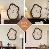 Retro Masa Saati - Antik Çin Tarzı - Uzun Yıllar-A: 35x25cm thumbnail 6