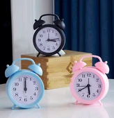 Çocuk Akıllı Çalar Saat - Büyük Boy - Gece Lambalı Pembe (Pilsiz) thumbnail 4