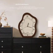 Retro Masa Saati - Antik Çin Tarzı - Uzun Yıllar-A: 35x25cm thumbnail 5