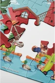 kutuTR NOTPA Çocuklar İçin Eğitici ve Öğretici Ahşap Renkli Puzzle 4lü Set 2 - 5