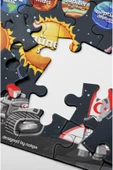 kutuTR Notpa Çocuklar Için Eğitici Ve Öğretici Ahşap 24 Parça Renkli Puzzle 4lü Set 12 - 6