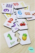 kutuTR Notpa Zeka Kartı 'Rakamları Öğreniyorum Seti' 20 parça (10 adet ikili) - 1
