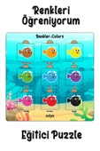 kutuTR Notpa Çocuklar İçin  Renkleri Öpğreniyorum Eğitici Puzzle - 2