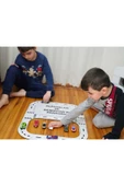 kutuTR Oyuncak Araba, Araç Parkuru Puzzle -Eğitici Ve Eğlenceli Yol Yapım Ahşap Oyuncak Yarış Pisti - 3