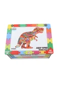 kutuTR Notpa Ahşap Renkli Hayvanlar Kutulu Puzzle Dinazor Serisi 1 +5 yaş ve Yetişkinler 32x40 cm - 7