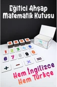 kutuTR Notpa Eğitici Ahşap Matematik Kutusu, Ahşap Matematik Kartlar Rakamlar Ve Işlemler 10 Setlik Kutu - 2