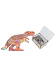 kutuTR Notpa Ahşap Renkli Hayvanlar Kutulu Puzzle Dinazor Serisi 1 +5 yaş ve Yetişkinler 32x40 cm - 6