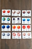kutuTR 24 Parça Uzay ve Gezegenler Hafıza ve Zeka Kartları Eşleştirme Oyunu Ahşap Eğitici Puzzle Oyuncak - 4