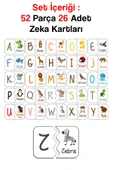kutuTR Notpa Zeka Kartı 'İngilizce Öğreniyorum Seti' 52 parça (26 adet ikili) - 6