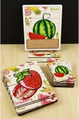 kutuTR Ahşap Çubuk Puzzle, 10lu Set Puzzle, Meyveler Puzzle, Montesorri Puzzle - 1