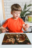 kutuTR Ahşap Puzzle 30x40 cm Ebadında 120 parça M9 - 1