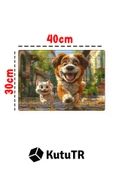kutuTR Ahşap Puzzle 30x40 cm Ebadında 120 parça M10 - 5