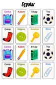 kutuTR 52  Parça Hafıza ve Zeka Kartları Eşleştirme Oyunu Ahşap Eğitici Puzzle Oyuncak 3'lü Set - 4