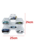 kutuTR 5 Araçlık Plastik 3d Yazıcı Ile Yapılmış Duvar Rafı ( Hotweels ) - 4
