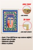 kutuTR Ahşap Çerçeveli Mdf Tablo Seti Matisse, Bohem, Kusama Salon Ve Oturma Odası İçin ÇT3062 - 6