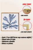 kutuTR Ahşap Çerçeveli Mdf Kare Tablo Seti Salon Ve Oturma Odası Için KR4022 - 7