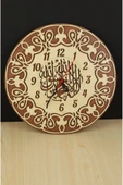 kutuTR Dekoratif Ahşap Duvar Saati Çift Katmanlı İslami  33x33 - 2