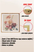 kutuTR Ahşap Çerçeveli Mdf Kare Tablo Seti Salon Ve Oturma Odası Için KR4001 - 7