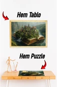 kutuTR Ahşap Çerçeveli Puzzle - Tablo HTHP - 009 - 1