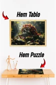 kutuTR Ahşap Çerçeveli Puzzle - Tablo HTHP - 010 - 1