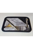 Notpa Desenli Sunum Tepsisi 30x20 cm Plastik - 1