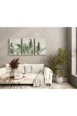 kutuTR Ahşap Çerçeveli Mdf Tablo Seti Matisse, Bohem, Kusama Salon Ve Oturma Odası İçin ÇT3073 - 3