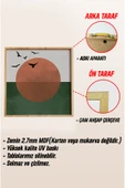 kutuTR Ahşap Çerçeveli Mdf Kare Tablo Seti Salon Ve Oturma Odası Için KR4007 - 7