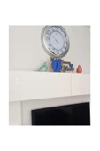 Notpa Canım Oğlum Ahşap Masaüstü Kalpli Saat Sarı-mavi - 7