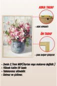 kutuTR Ahşap Çerçeveli Mdf Tek Tablo Çiçek Dekoru Tablo (KENDİ TABLO SETİNİZİ OLUŞTURACAĞINIZ LİSTE) thumbnail 3