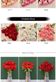 Yapay Gül Buketi - Şeffaf - 11
