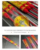 Buddha Tütsü Çubukları - Geliştirilmiş Kalın Renkli Bing Bing Xiang 1 Paket (3 adet) - 12